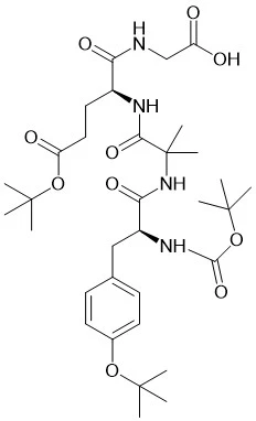 Boc-Tyr (TBU) -Aib-GLU (OTBU) -GLY-AH