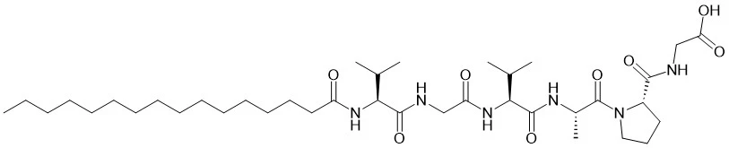 Palmameyl hexapeptide -12